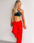 NATION JOGGERS - Red/Dark Red